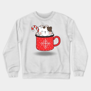 Xmas Cat Crewneck Sweatshirt